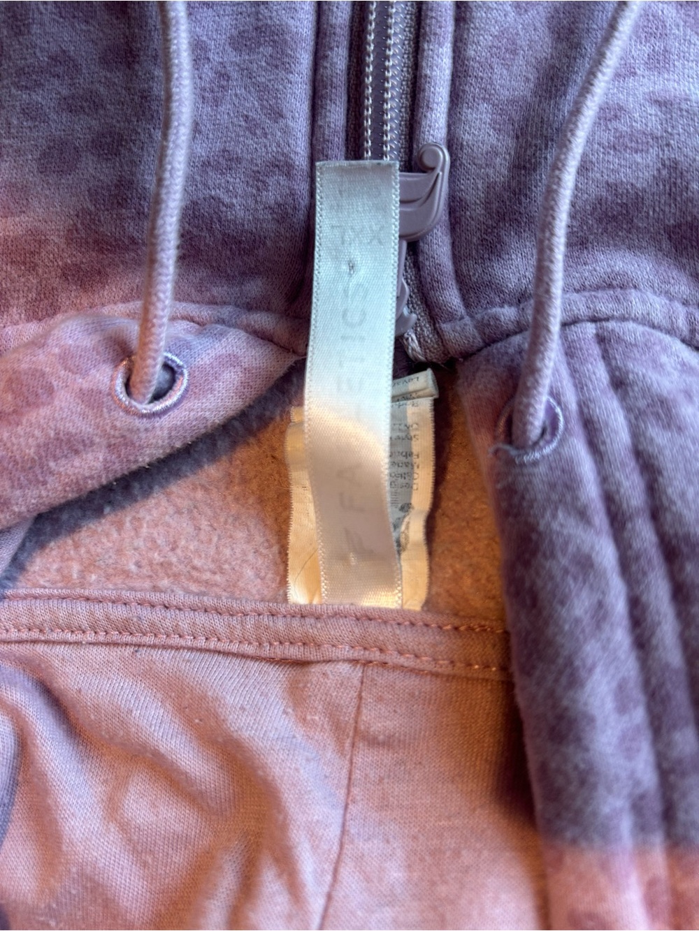 Fabletics Lavender Tie-Dye Jogger Sweatpants